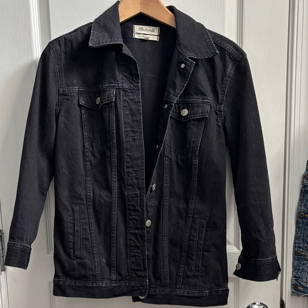 Madewell Black Denim Jacket
